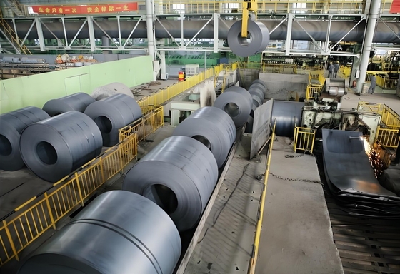 Aanpassing lengte warmgewalste stalen plaat online voor scheepsketel plaat punch
