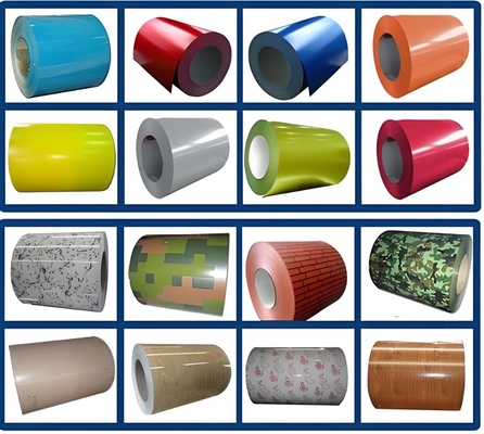 Custom Design Z80-Z120 Coating PPGI gegalvaniseerde kleurcoated plaat 0,12-0,2 mm Dikte