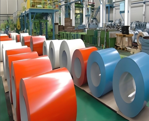 Op maat gemaakte vereiste Z150 Z100 Z80 coating PPGI staal spoelen voor voorraadbehandeling
