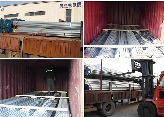 Q235/2 Inch/BS1387/ERW/Galvaniseerd/ASTM/Ronde/Draad/Grooved/Geschilderd/Vooraf gegalvaniseerd staalpijp