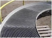 Industrial Design Style zilveren aluminium roosten voor zware loopbruggen en platforms