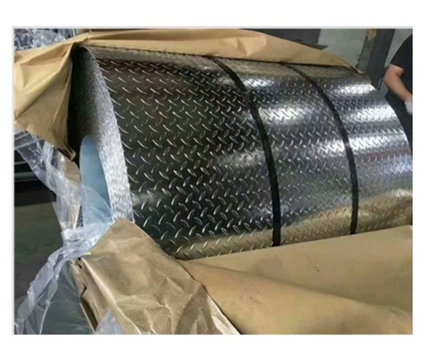 ISO9001-gecertificeerde DX51D gegalvaniseerde stalen plaat met patroon 5.75*1250mm Z41-Z60 coating