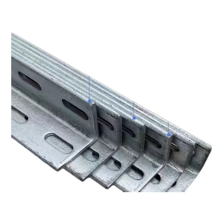 Warmgewalst gegalvaniseerd geperforeerd gelijkhoekstaal lintel met perforatiegaten/geslepen ijzeren staaf