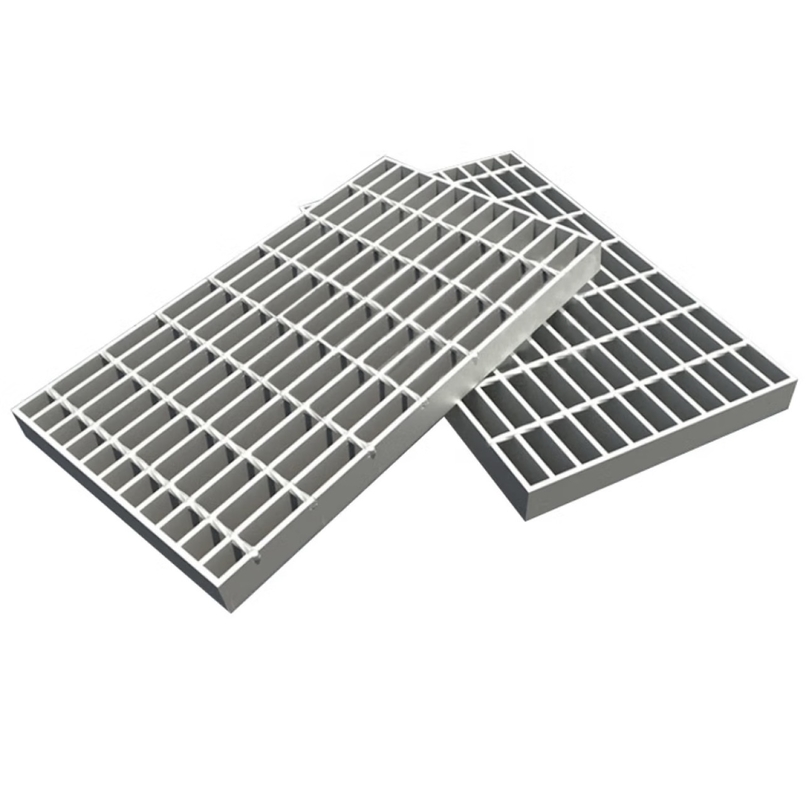 Gegalvaniseerde staalstructuur Sloopdek vloer Raster Drain Grill 50mm Cross Bar Pitch